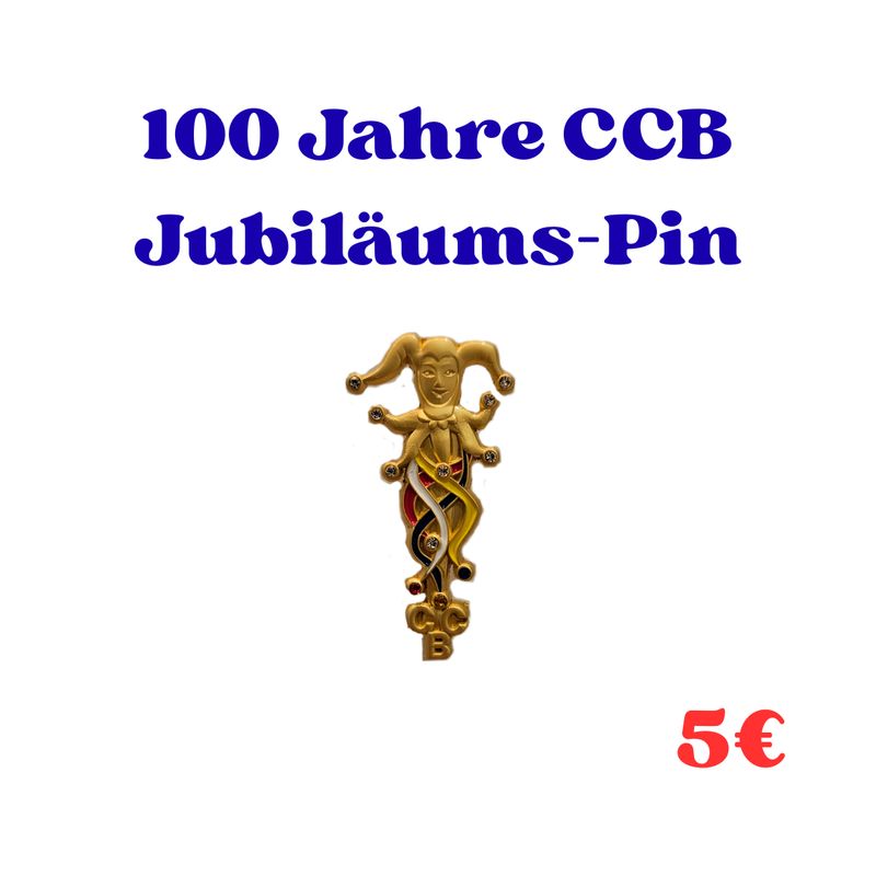 100 Jahre CCB Jubiläums-Pin