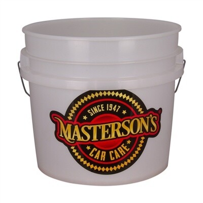 Masterson&#39;s Heavy Duty Detailing Bucket w/LOGO &amp; Lid