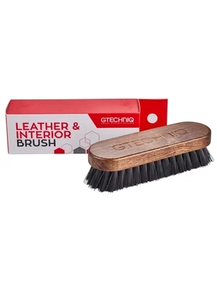 Leather brush