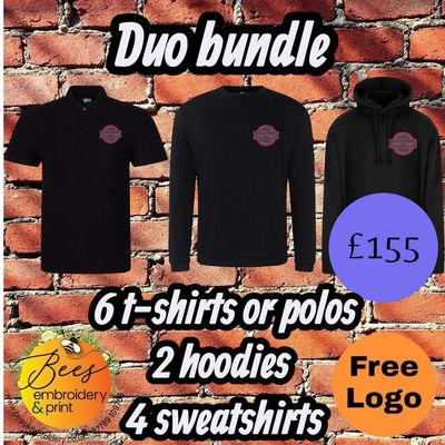 Duo bundle with free left chest logo - Workwear Duo bundle with free left chest logo - Workwear