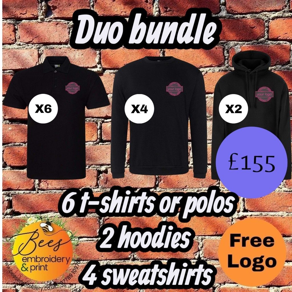 Duo bundle with free left chest logo - Workwear