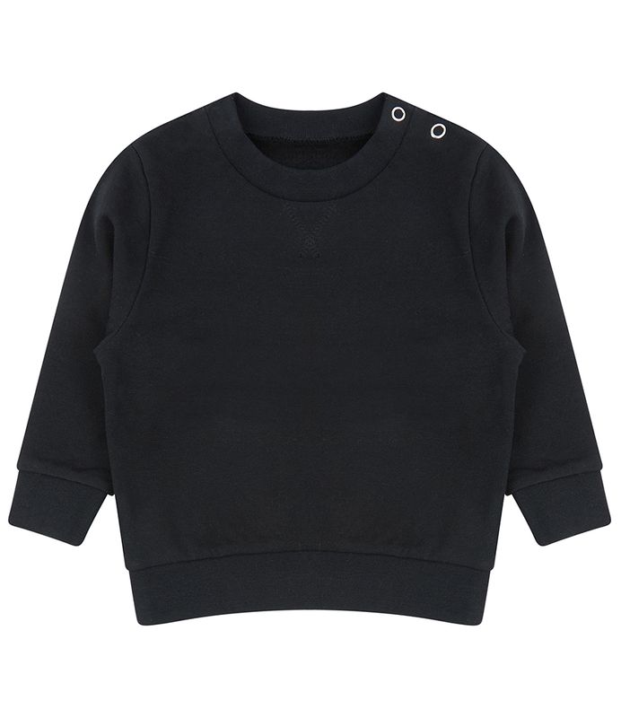 Little Treasures Kids Sustainable Sweatshirt - Black Little Treasures Kids Sustainable Sweatshirt - Black