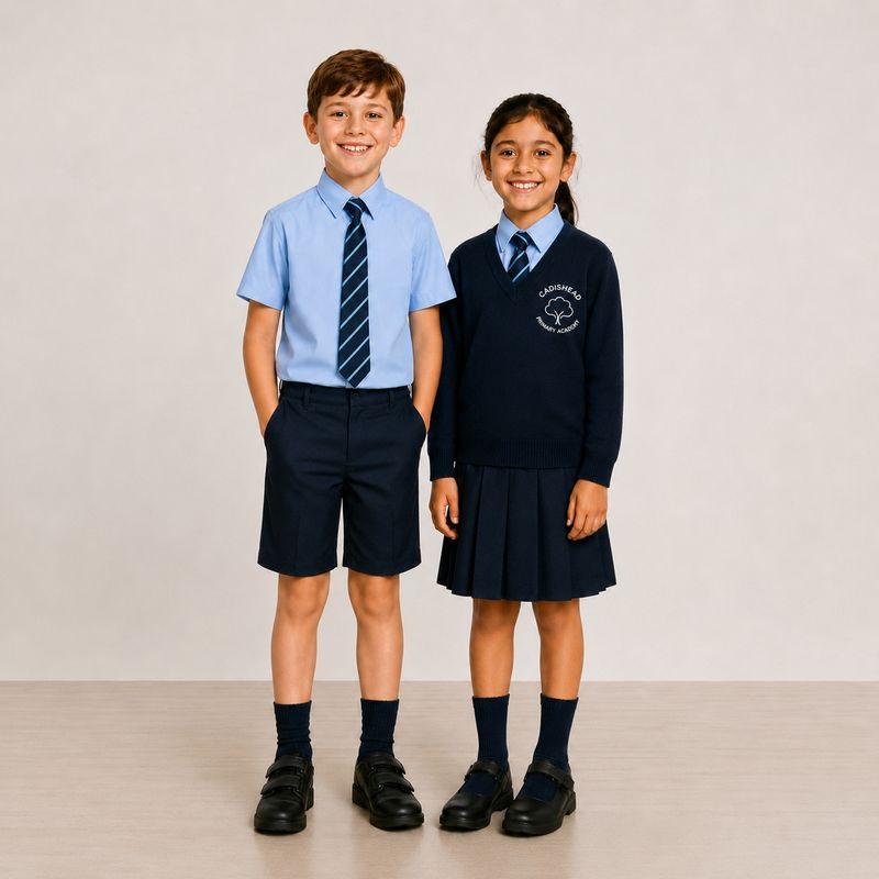 Cadishead Primary - Navy Blue V Neck Jumper Cadishead Primary - Navy Blue V Neck Jumper