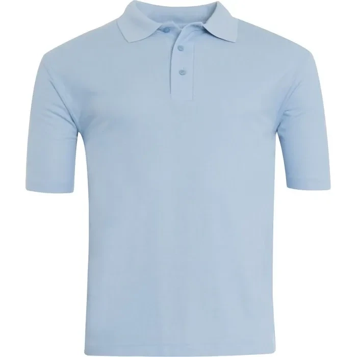 Polo Shirt - Sky Blue - No Logo Polo Shirt - Sky Blue - No Logo