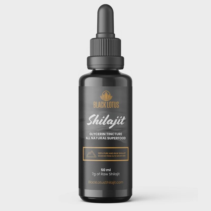 SHILAJIT GLYCERIN TINCTURE, Size: 50 ML (7.5 GRAM)