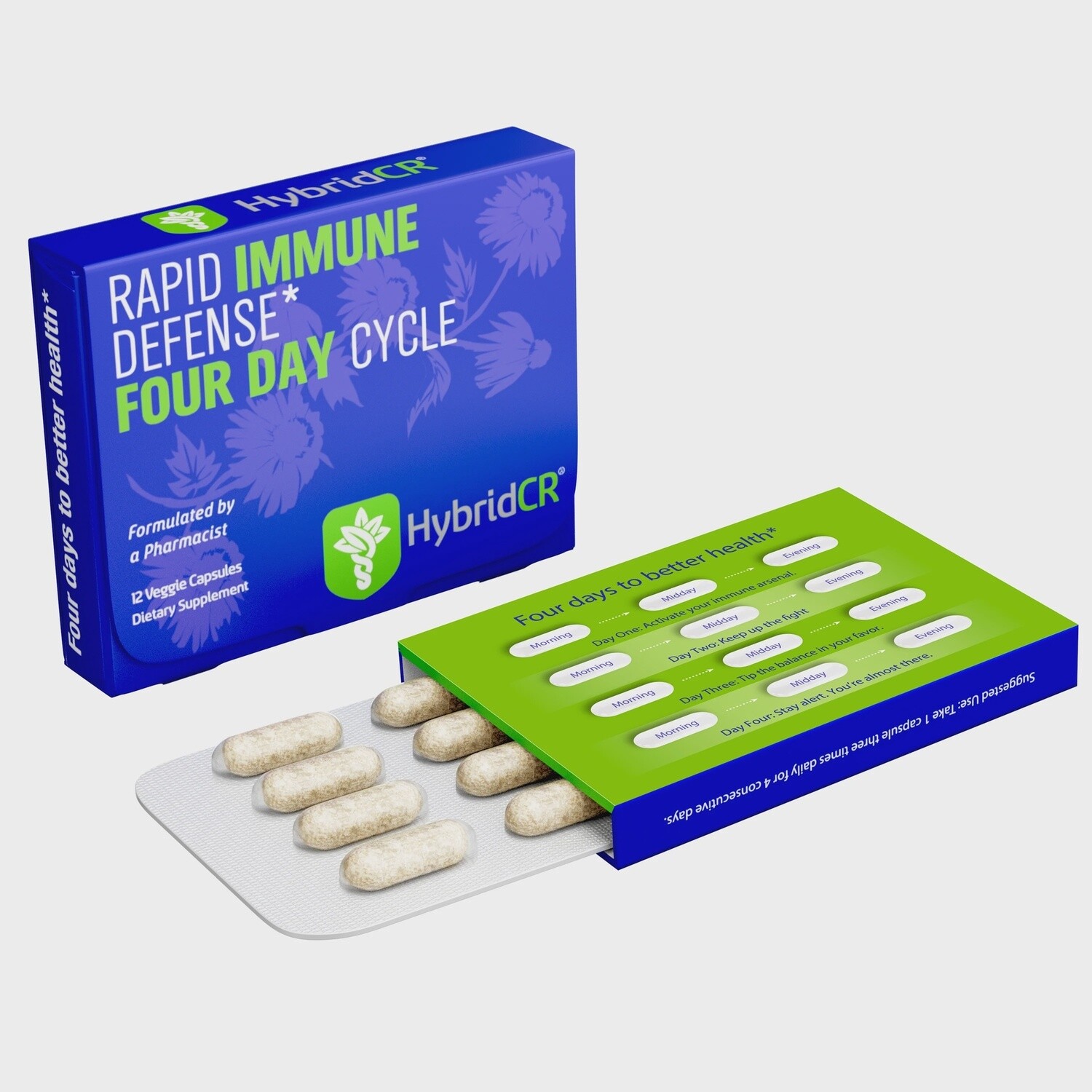 HYBRID CR RAPID IMMUNE DEFENSE FOUR DAY CYCLE, Size: 12 VCAPS