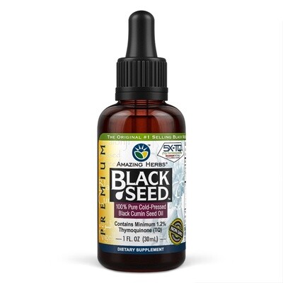 100% PURE COLD-PRESSED BLACK CUMIN SEED OIL