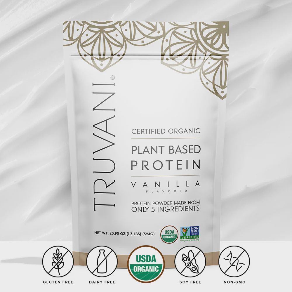 CERTIFIED ORGANIC PLANT BASED PROTEIN VANILLA, Size: 20.95 OZ