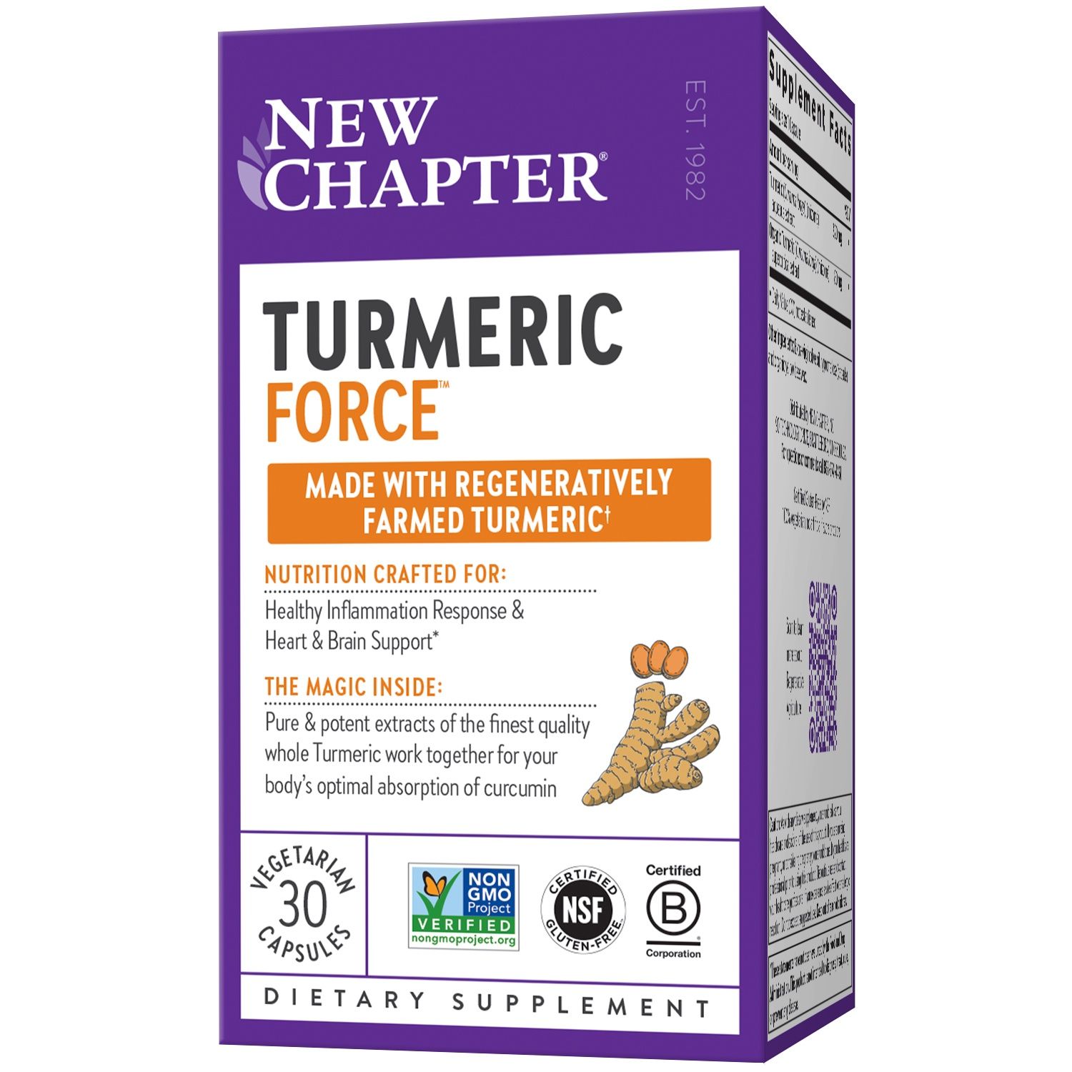 TURMERIC FORCE, Size: 30 VCAPS