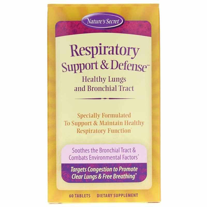 RESPIRATORY SUPPORT &amp; DEFENSE, Size: 60 TABS