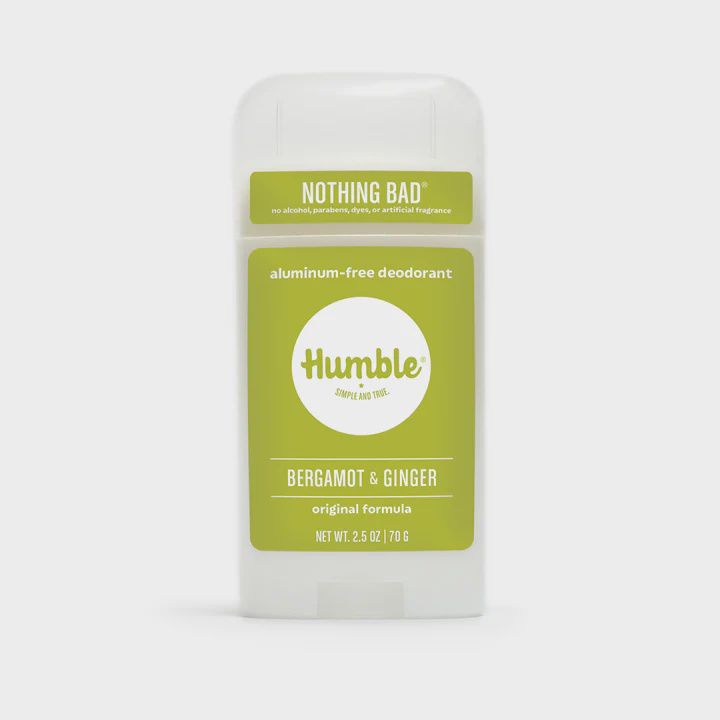 BERGAMOT &amp; GINGER ALMINUM FREE DEODORANT