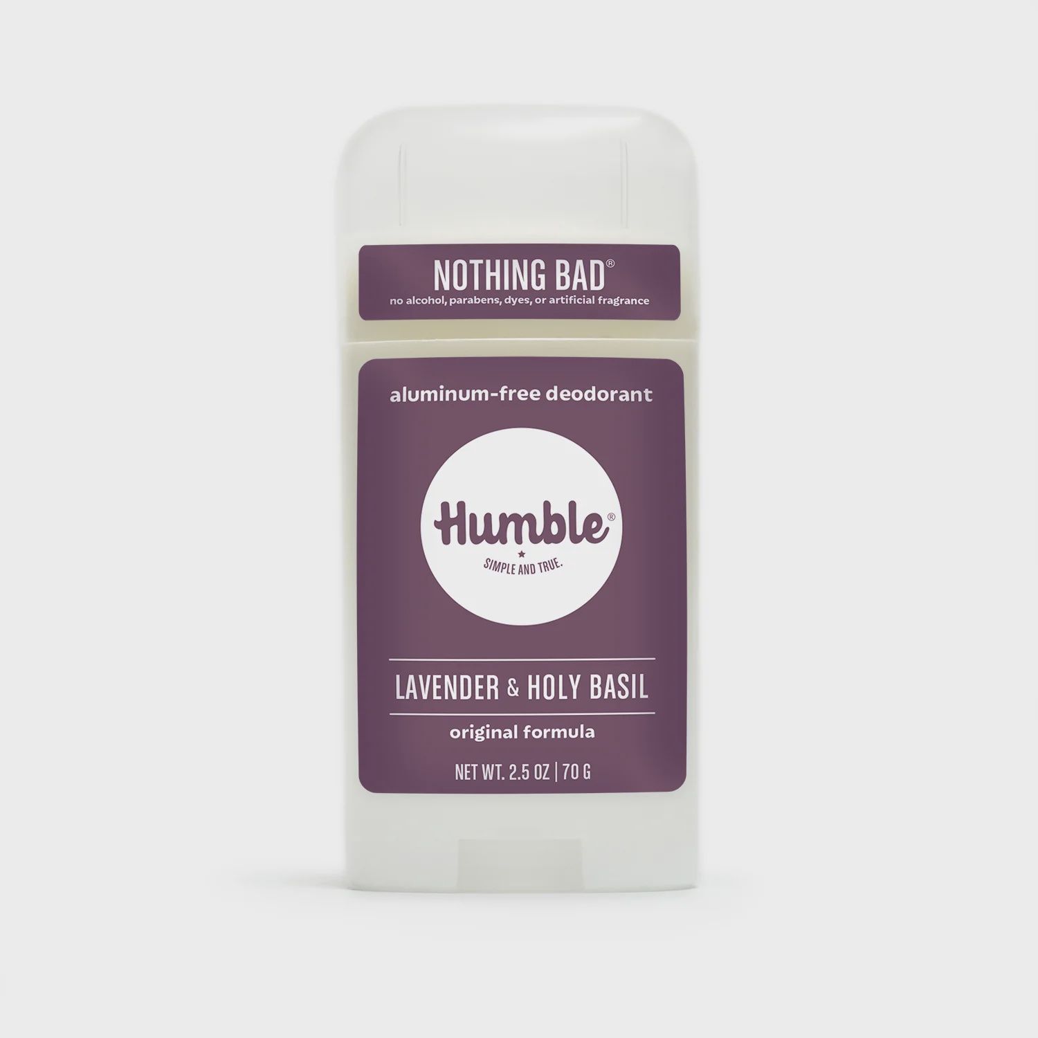 LAVENDER &amp; HOLY BASIL ALUMINUM-FREE DEODORANT, Size: 2.5 OZ