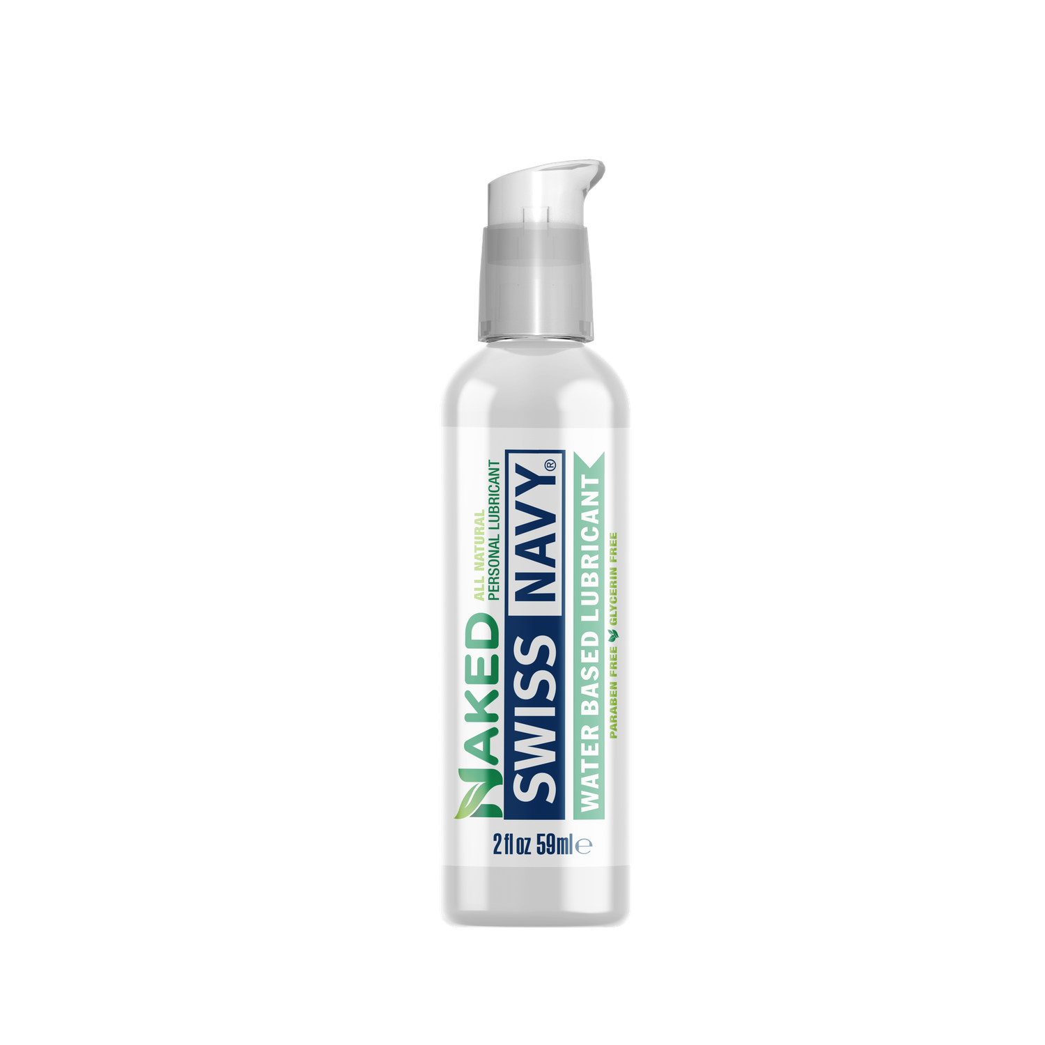 ALL NATURAL WATER BASED LUBRICANT, Size: 2 FL OZ