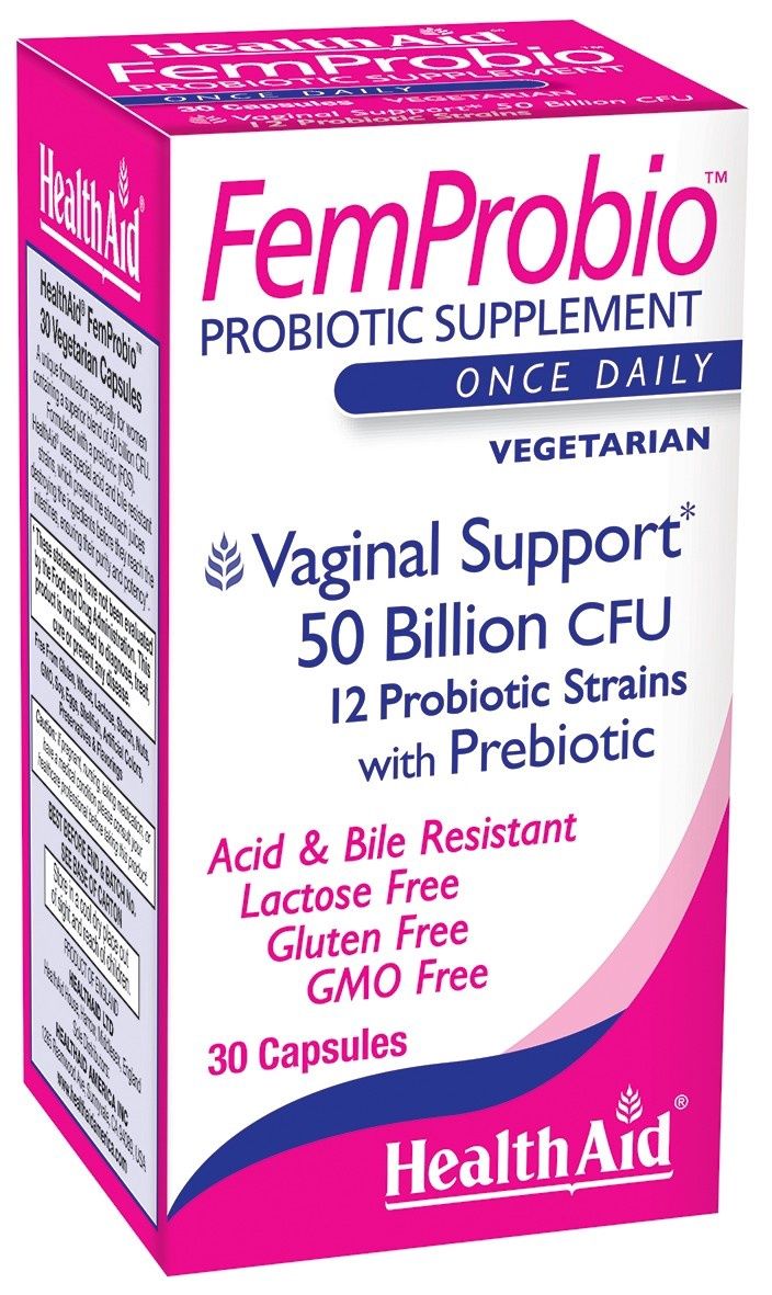 FEMPROBIO VAGINAL SUPPORT 50 BILLION, Size: 30 VCAPS