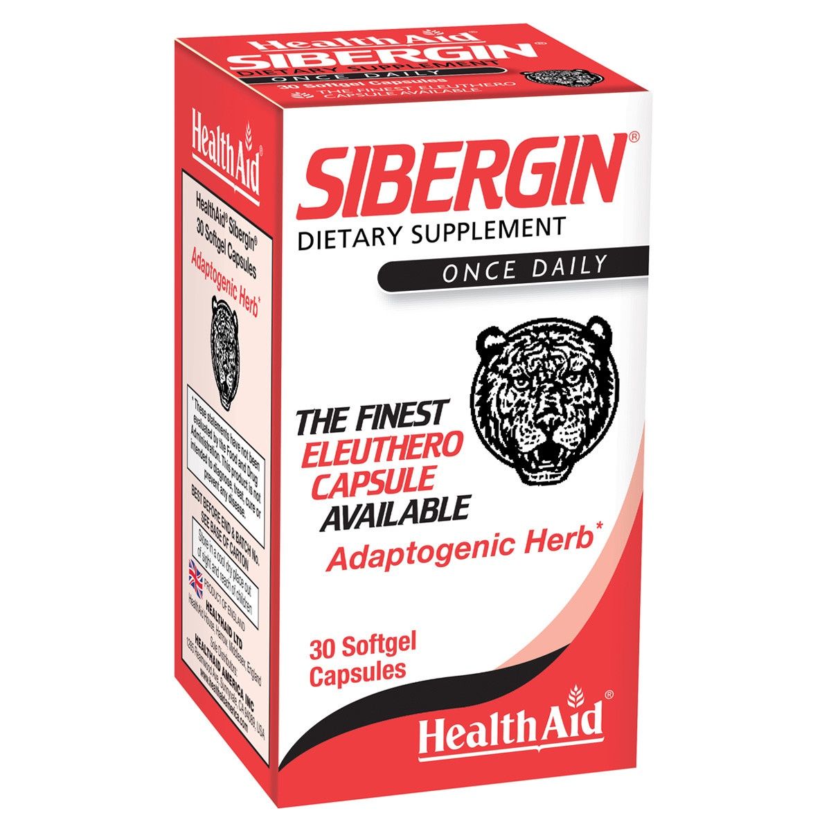 SIBERGIN ELEUTHERO CAPSULES, Size: 30 SOFTGELS