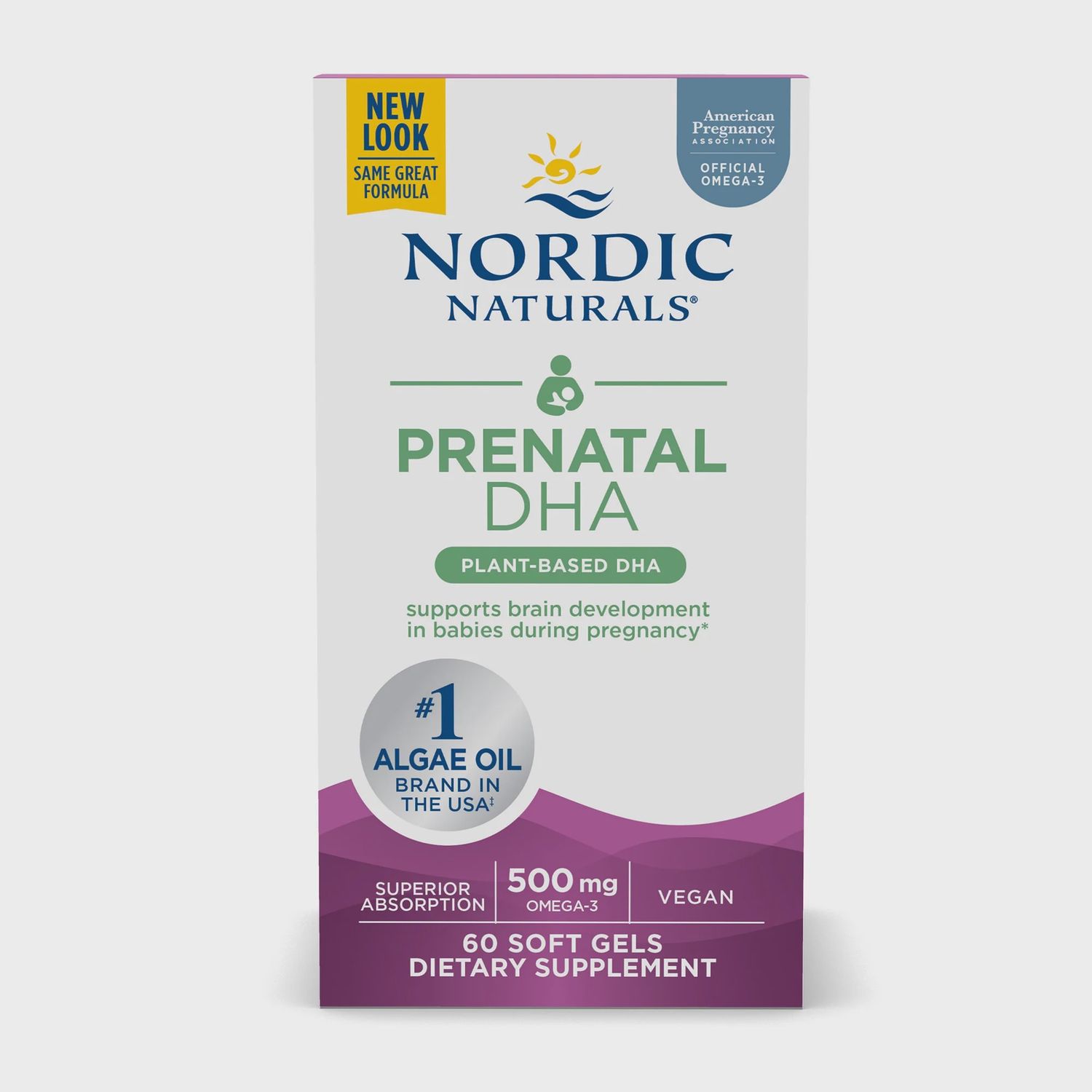 VEGAN PRNATAL DHA, Size: 60 SOFTGELS