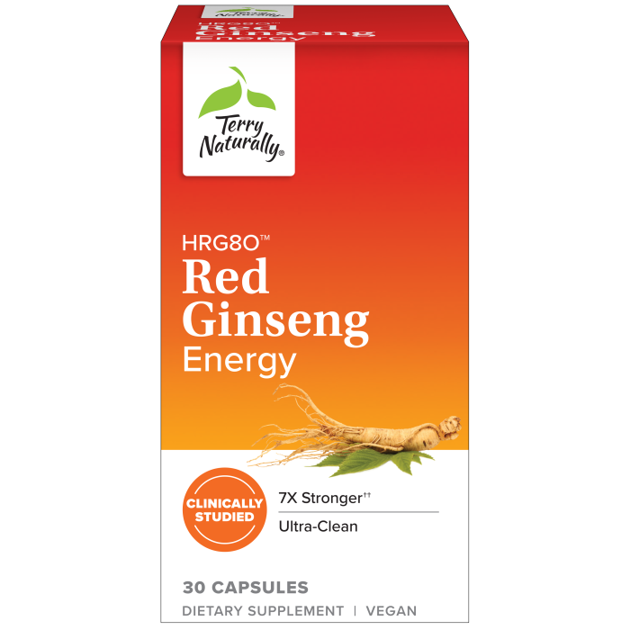 HRG80 RED GINSENG ENERGY, Size: 30 VCAPS