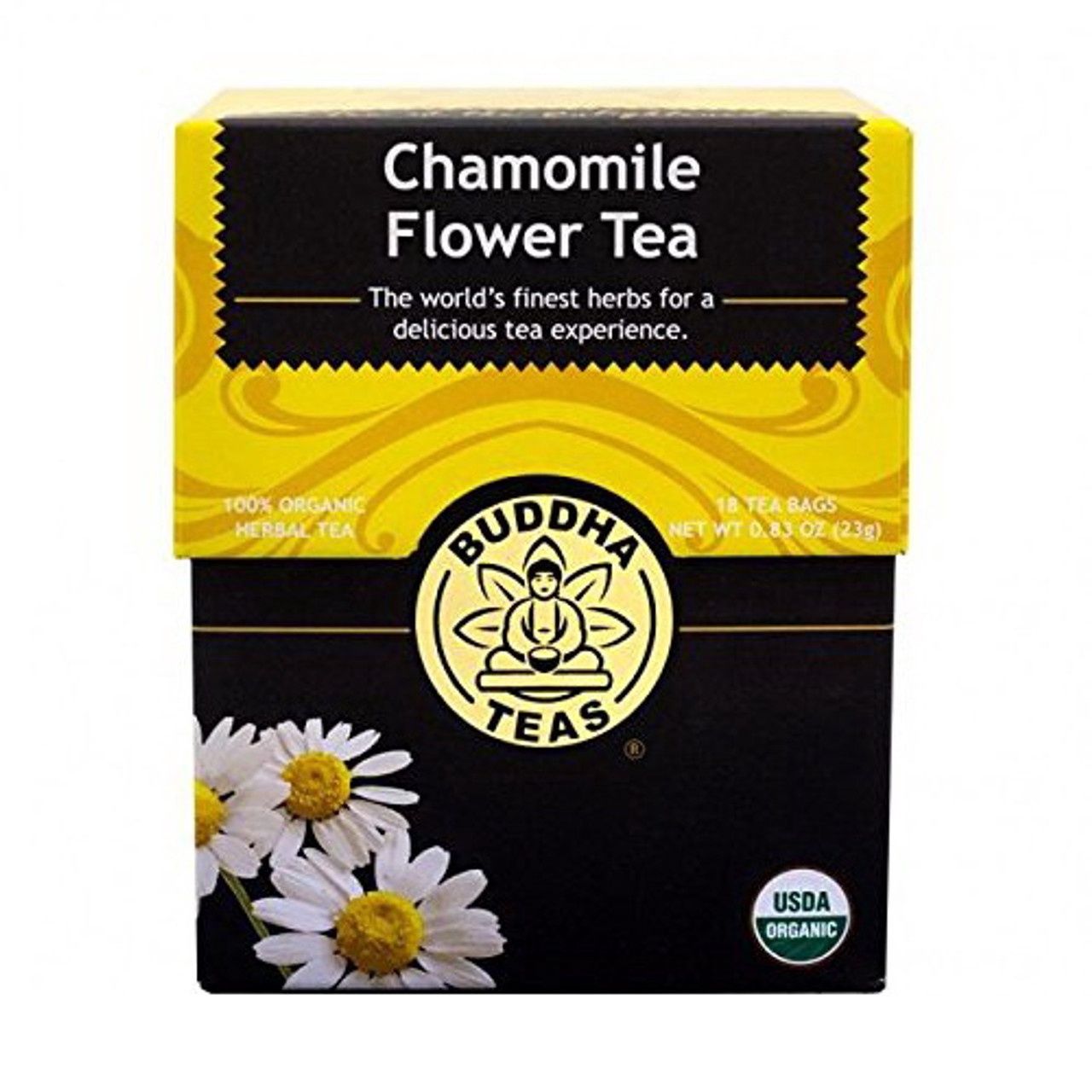 CHAMOMILE FLOWER TEA, Size: 18 BAGS
