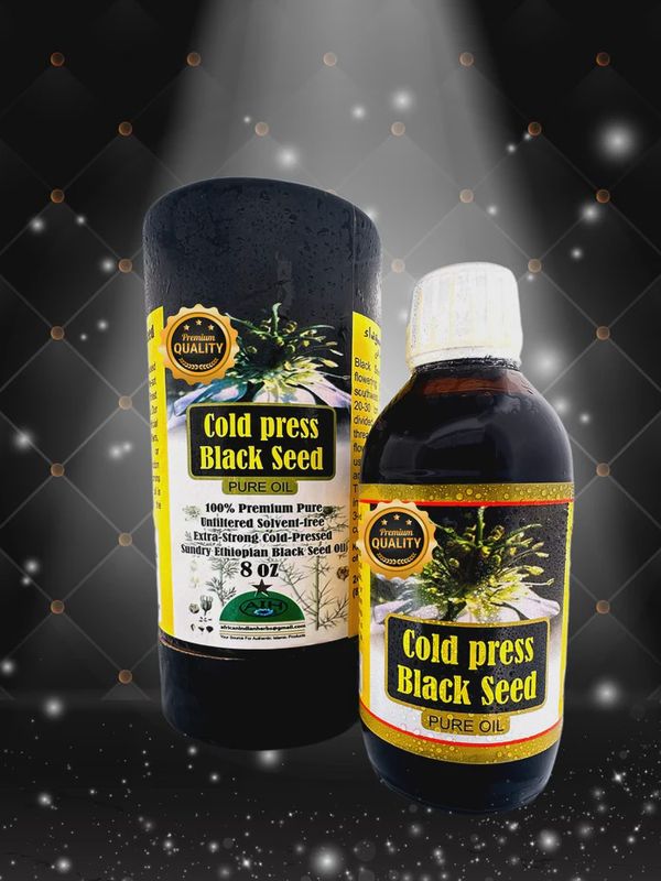 COLD PRESSED BLACK SEED OIL