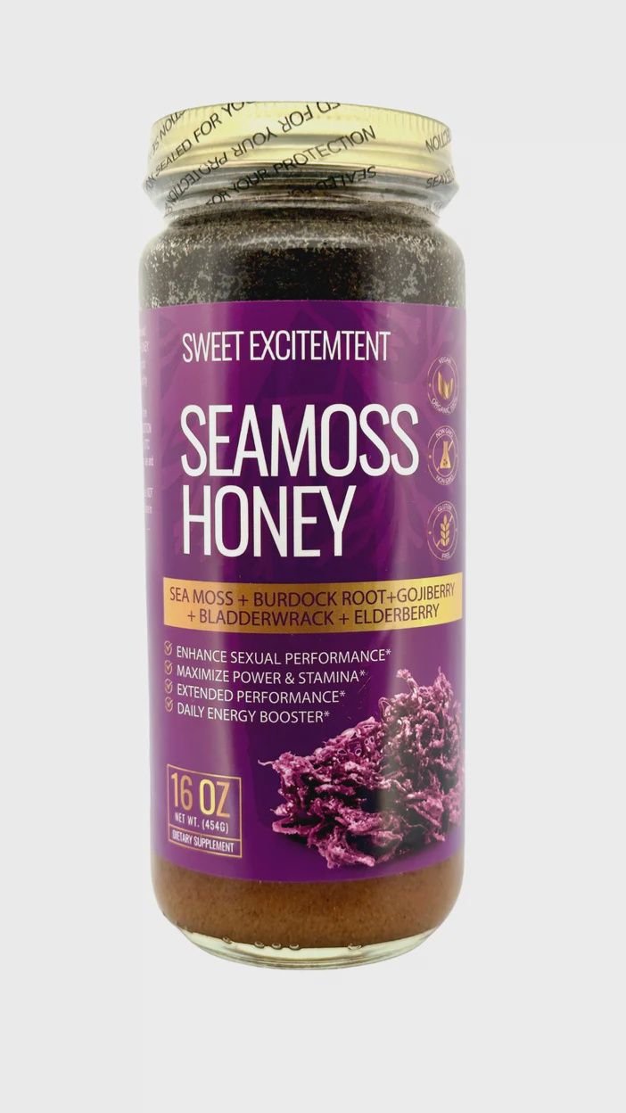 SEAMOSS HONEY WITH BURDOCK, Size: 16 FL OZ