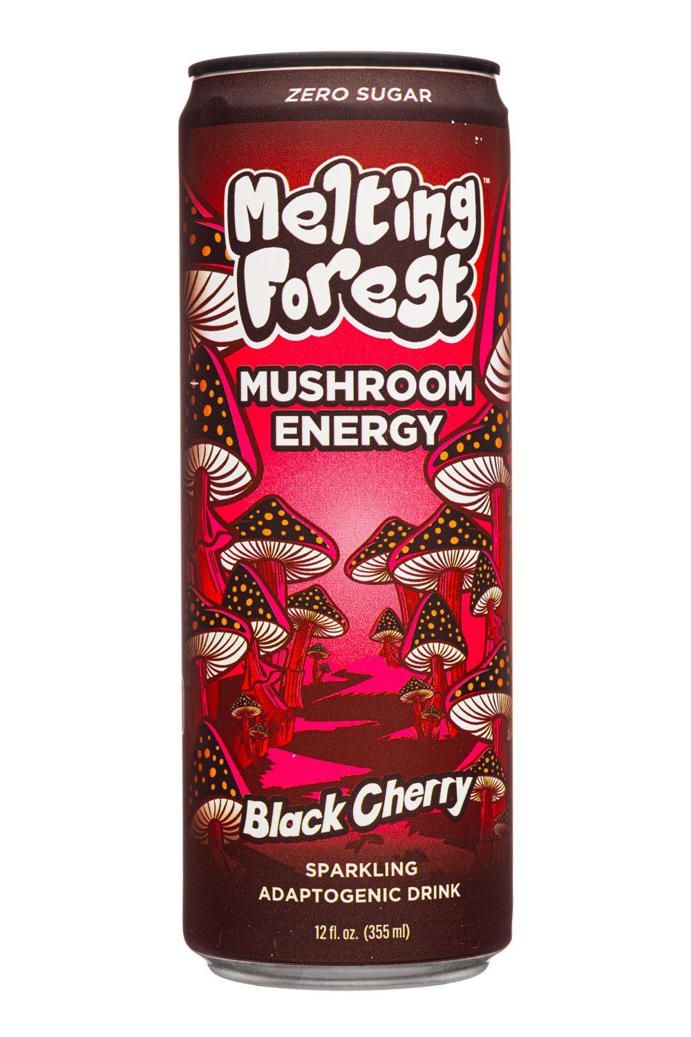 MUSHROOM ENERGY BLACK CHERRY, Size: 12 FL OZ