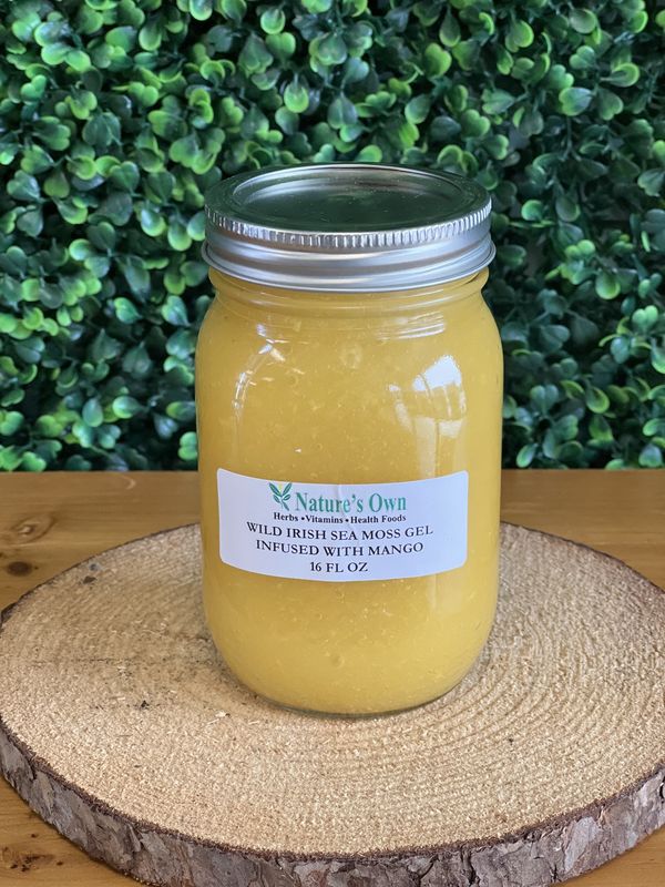 WILD CRAFTED IRISH SEA MOSS GEL WITH ORGANIC MANGO