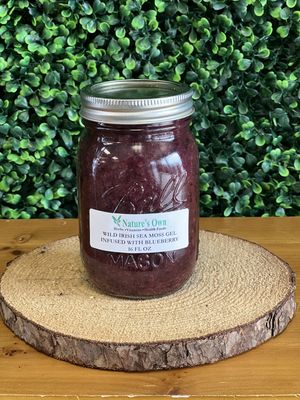 WILD CRAFTED IRISH SEA MOSS GEL WITH ORGANIC BLUEBERRY