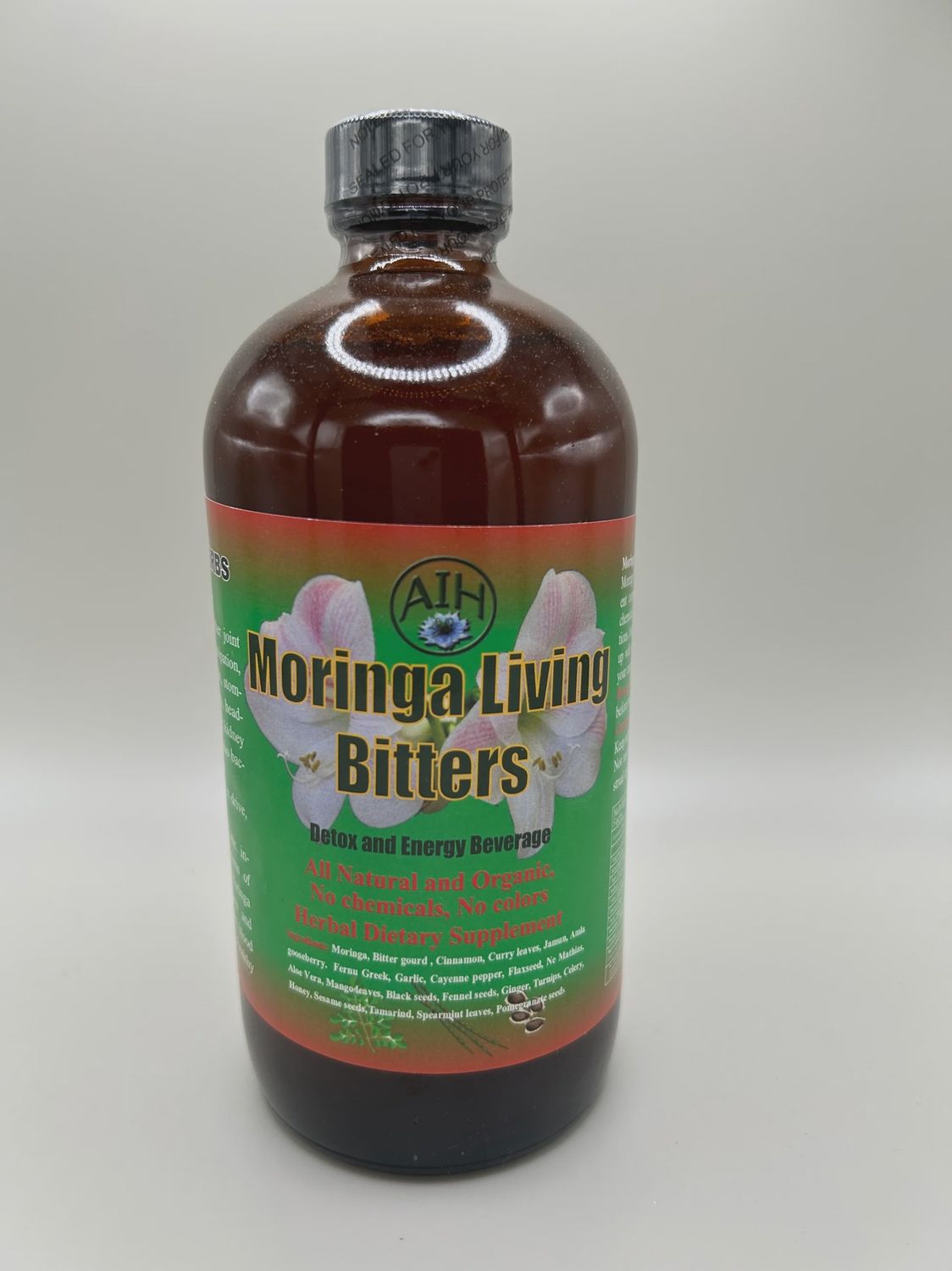 MORINGA LIVING BITTERS, Size: 16 FL OZ