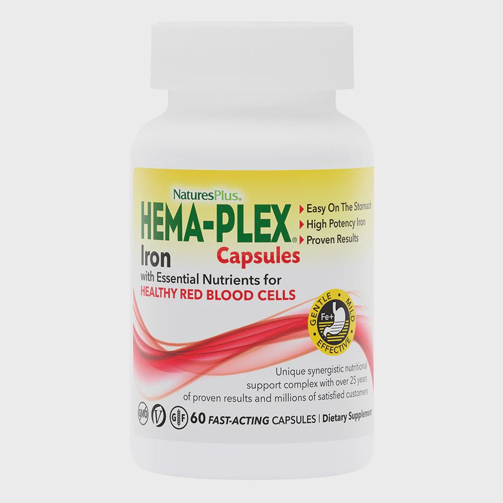 HEMA-PLEX IRON CAPSULES, Size: 60 CAPSULES