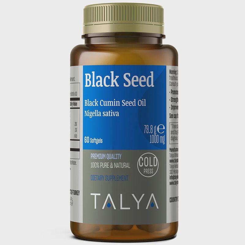 COLD PRESSED BLACK SEED OIL SOFTGELS