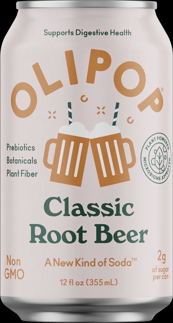 OLIPOP - CLASSIC ROOT BEER, FLAVOR: CLASSIC ROOT BEER