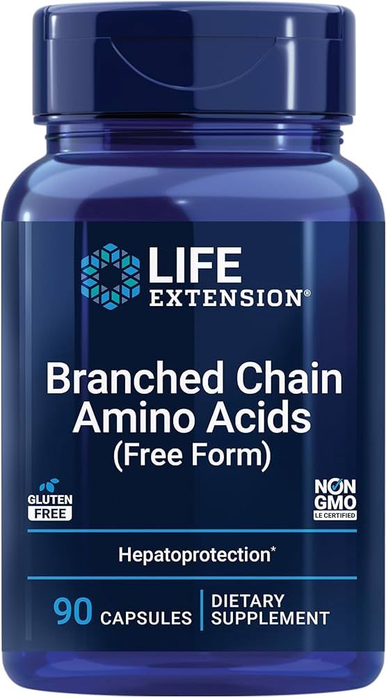 BRANCHED CHAIN AMINO ACIDS (FREE FORM), Size: 90 CAPS