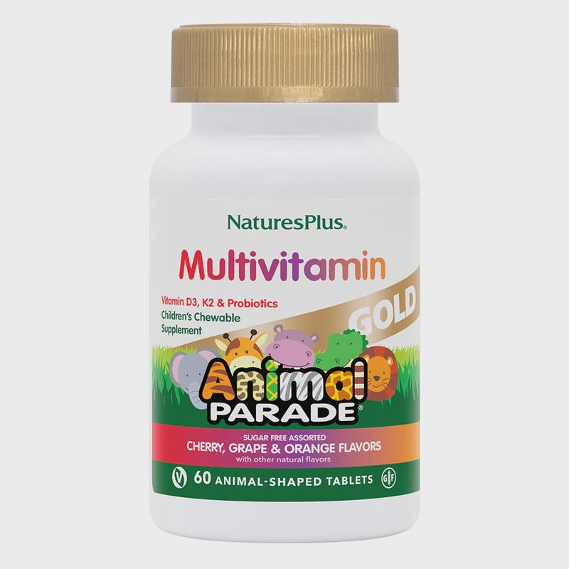 ANIMAL PARADE GOLD MULTIVITAMIN CHILDREN’S CHEWABLE - ASSORTED