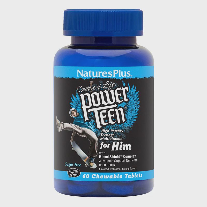 SOURCE OF LIFE POWER TEEN FOR HIM, Size: 60 CHEWABLE TABS