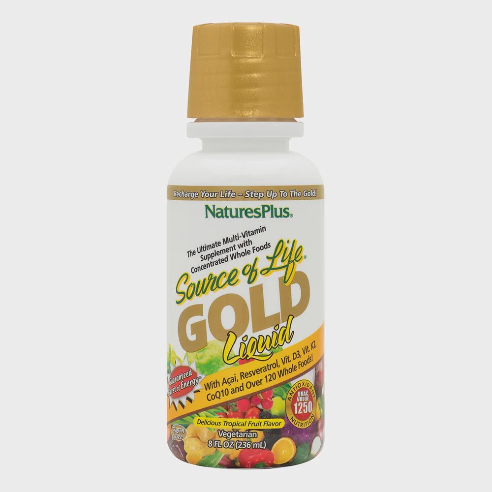 SOURCE OF LIFE GOLD MULTIVITAMIN LIQUID, Size: 8 FL OZ