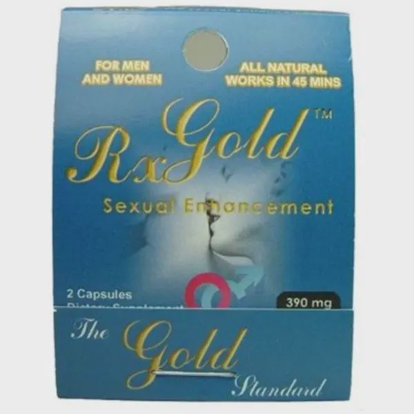 RX GOLD, Size: 2 CAPS