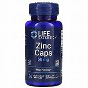 ZINC CAPS 50 MG, Size: 90 VCAPS