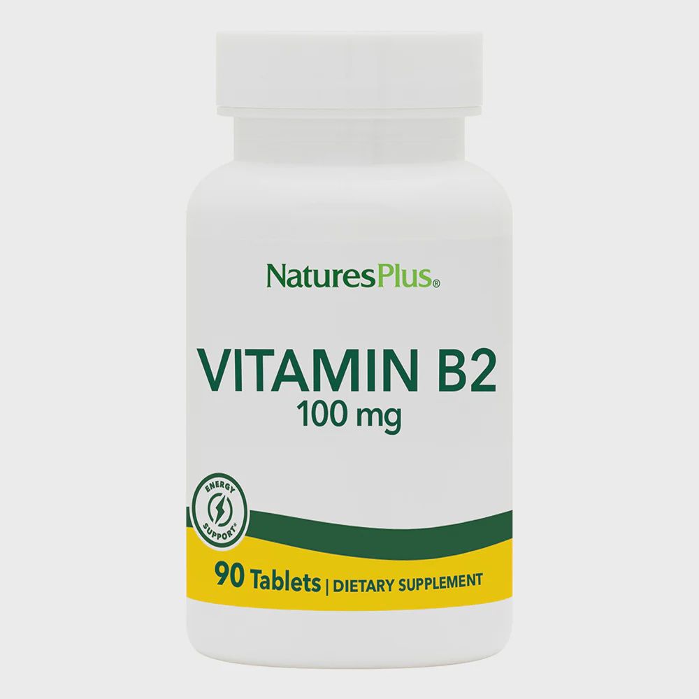 VITAMIN B2 100 MG TABLETS, Size: 90 VTABS