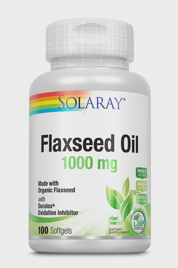 FLAXSEED OIL 1000 MG, Size: 100 SOFTGELS