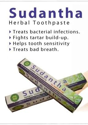 SUDANTHA TOOTHPASTE, Size: 80 G