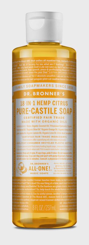 CITRUS - PURE-CASTILE LIQUID SOAP