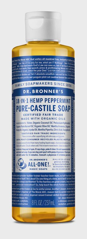 PEPPERMINT - PURE-CASTILE LIQUID SOAP