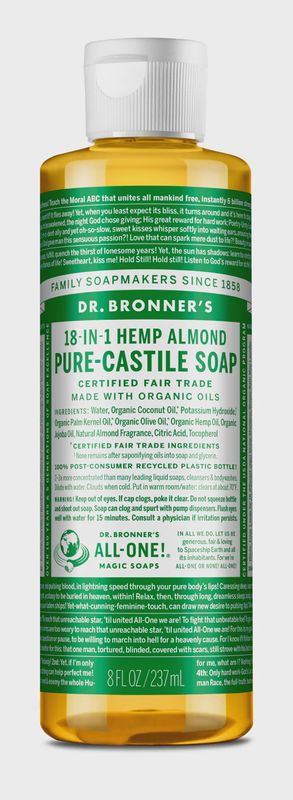 ALMOND - PURE-CASTILE LIQUID SOAP