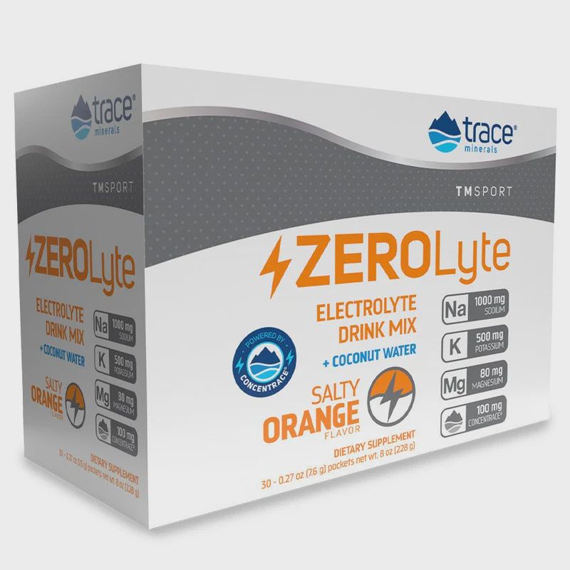 ZEROLYTE SALTY ORANGE, Size: 30 - 0.27 OZ PACKETS