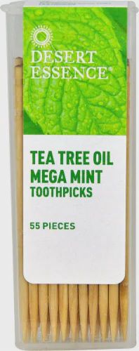 TEA TREE OIL MEGA MINT TOOTHPICKS, Size: 55 PIECES