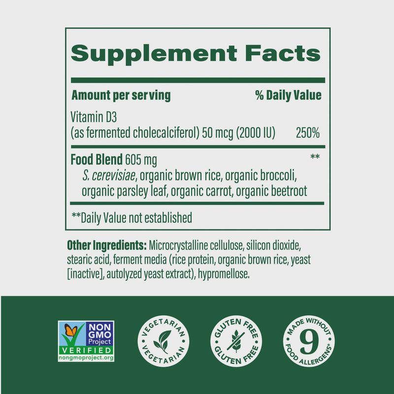 VITAMIN D3 2000 IU (50 MCG)