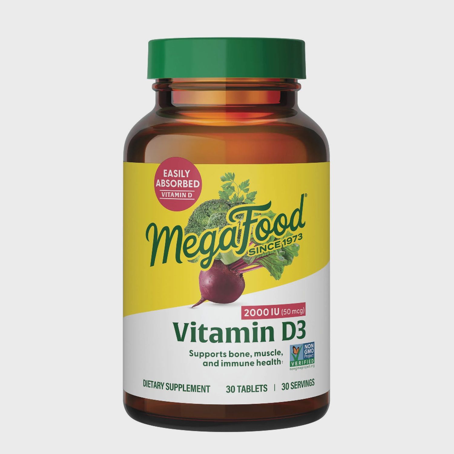 VITAMIN D3 2000 IU (50 MCG), Size: 30 TABS