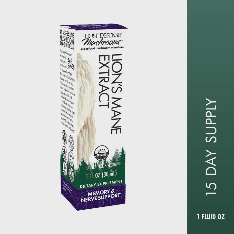 LION&#39;S MANE EXTRACT, Size: 1 FL OZ