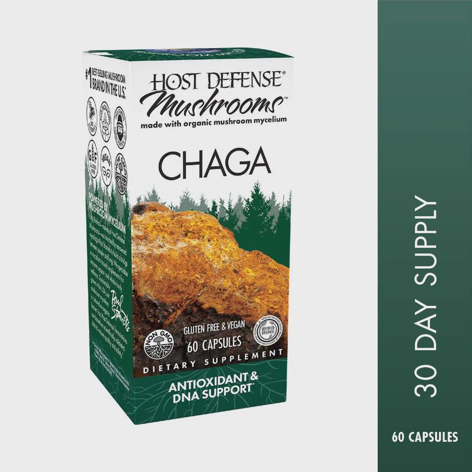 CHAGA CAPSULES, Size: 60 VCAPS