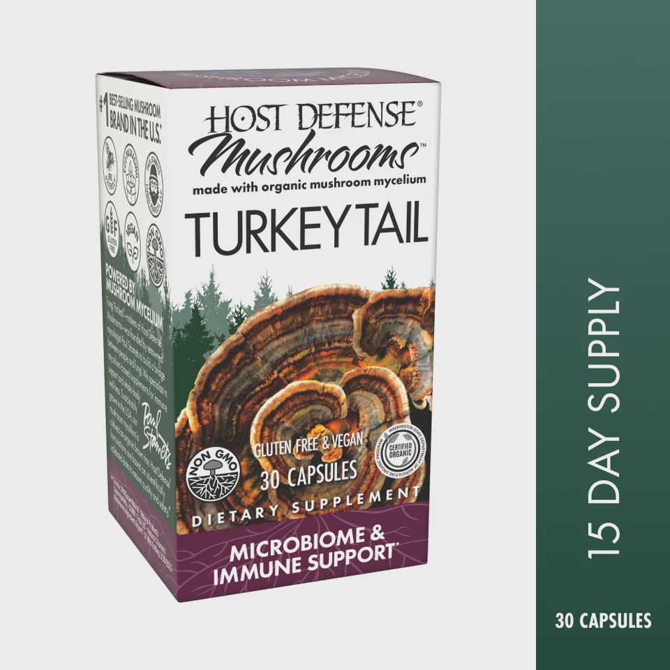 TURKEY TAIL CAPSULES, Size: 30 VCAPS